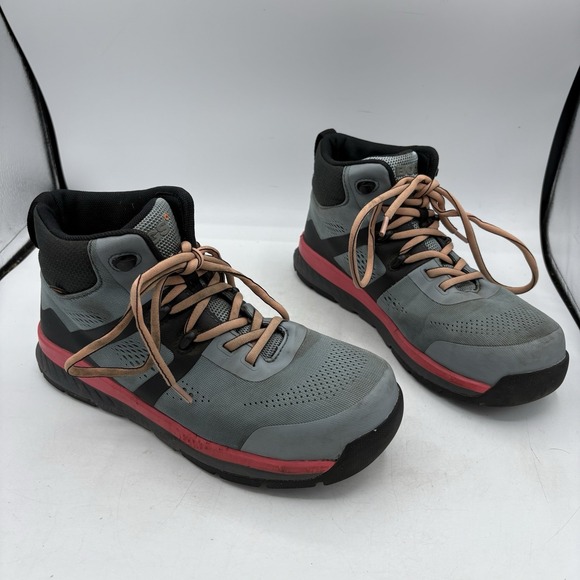 Bogs Shoes - Bogs Work Safety Boots Womens Size 8 Sandstone Knit Mid TR Composite Hard Toe